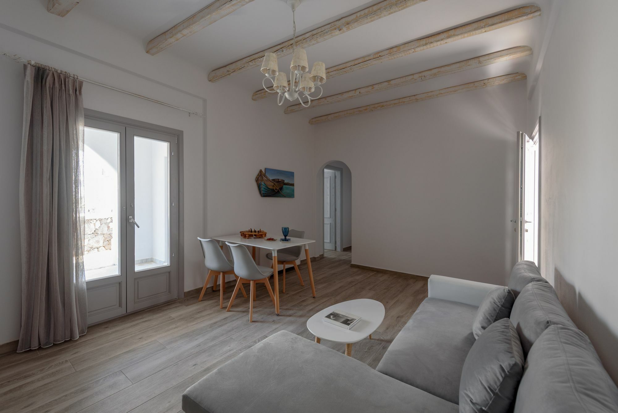 Ikies Santo Filoxenia Apartments คาร์เทราดอส ภายนอก รูปภาพ